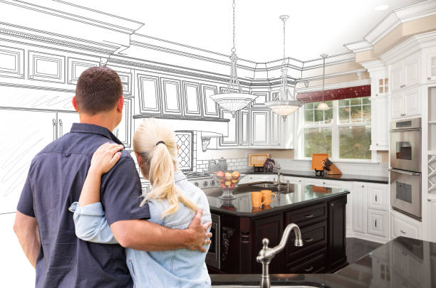 Professional Cabinet Installation technician working in Columbia, KY